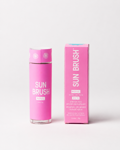 SunBrush - SPF utan kladd och vita märken